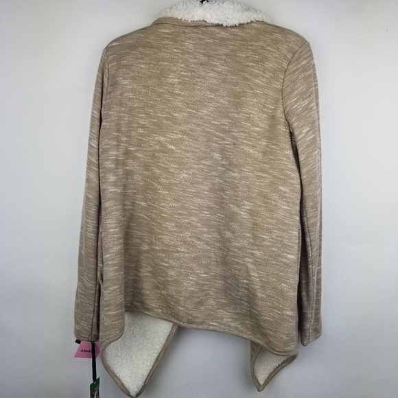 NEW Green Tea SZ S khaki lined jacket - Picture 4 of 6